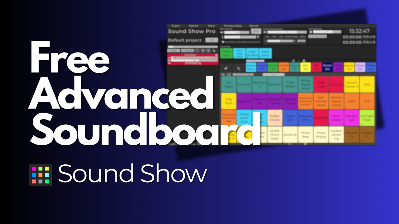 Free Soundboard Software - Sound Show